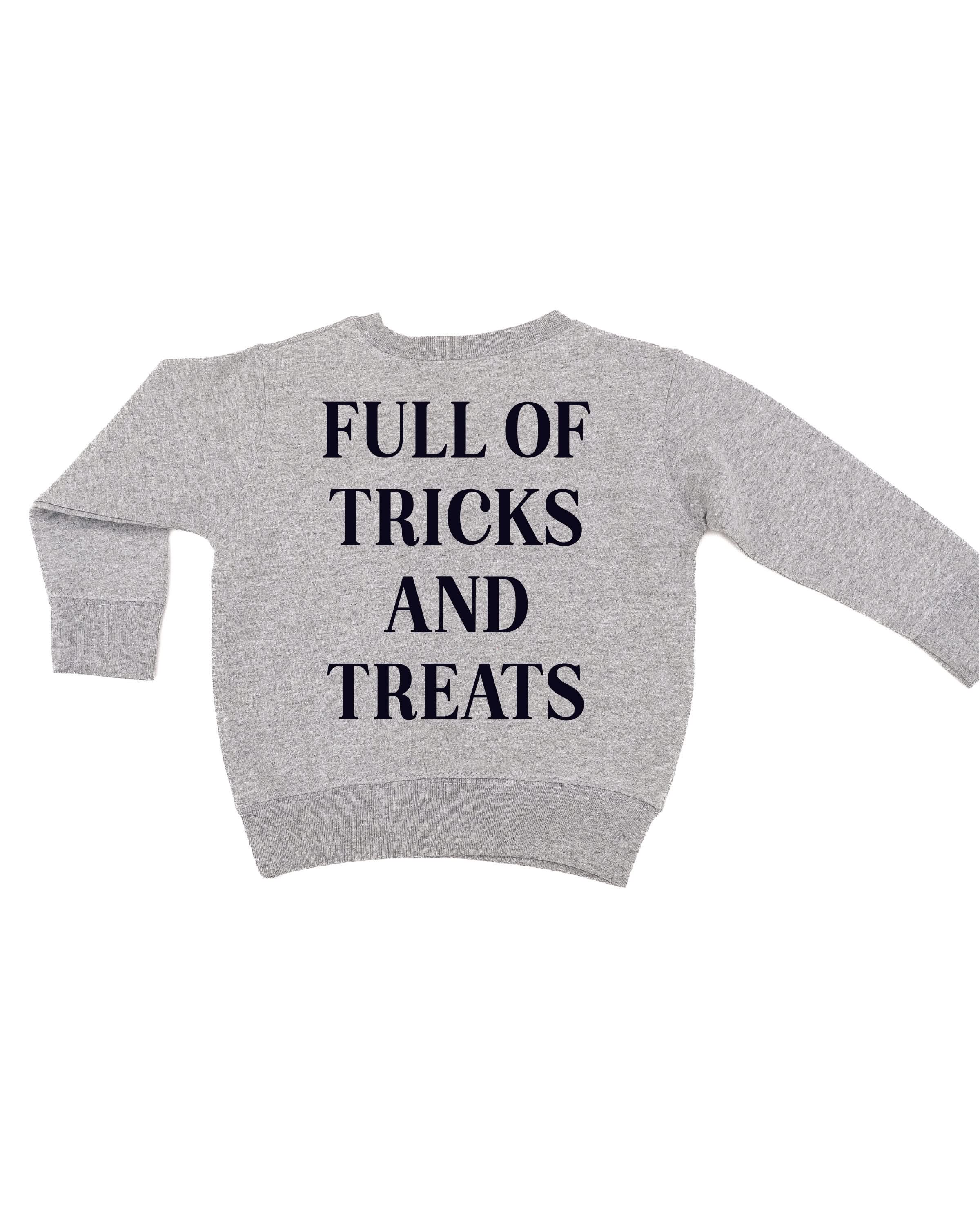 Full of Tricks and Treats (pf&b) - Child Sweater Little Mama Shirt Shop