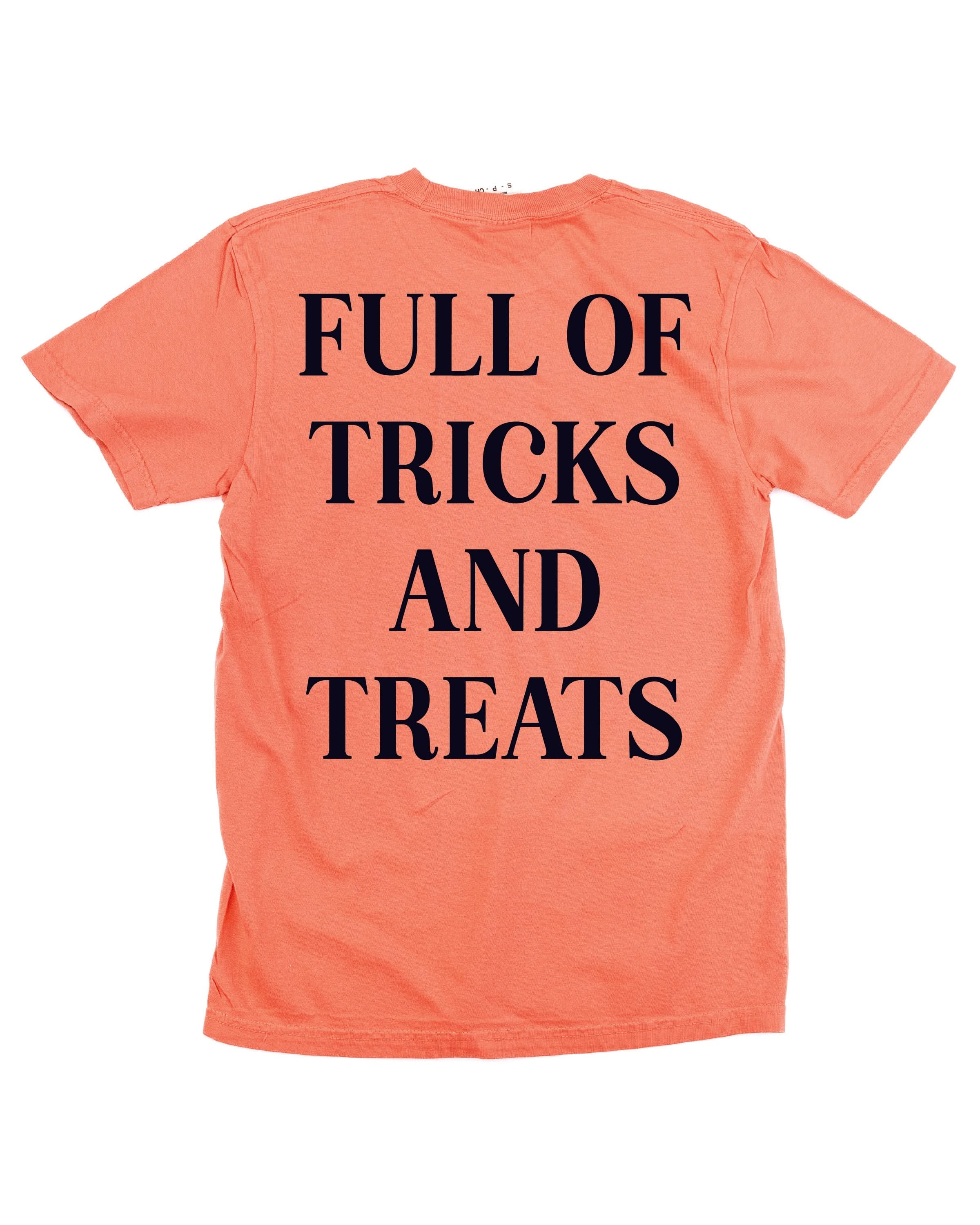 Full of Tricks and Treats (pf&b) - Comfort Colors Tee Little Mama Shirt Shop