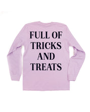 Full of Tricks and Treats (pf&b) - Long Sleeve Comfort Colors Tee Little Mama Shirt Shop
