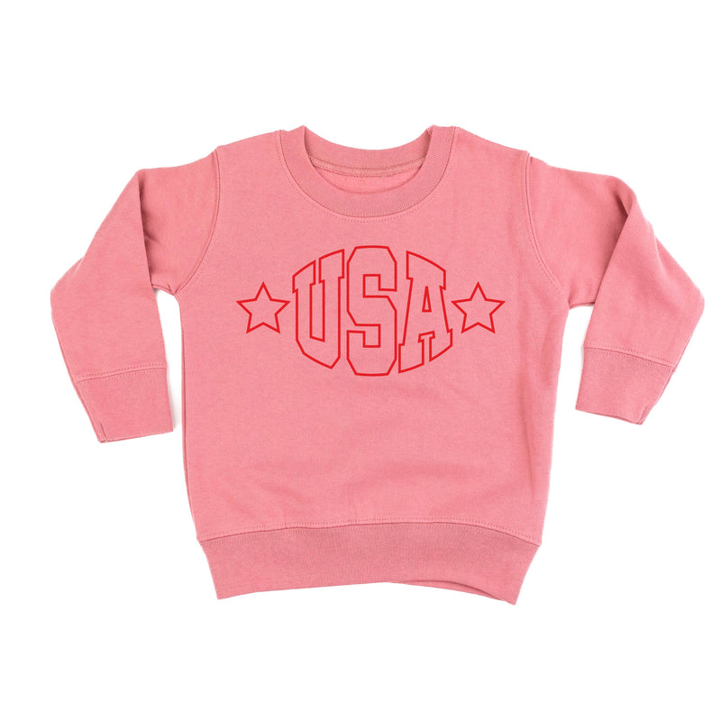 USA - Hollow Font - Child Sweater