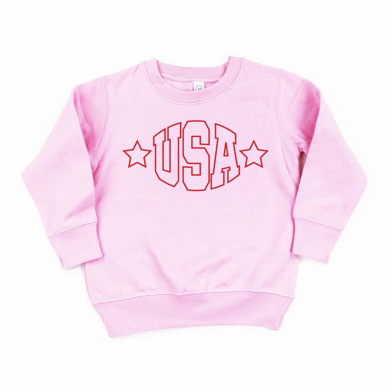 USA - Hollow Font - Child Sweater