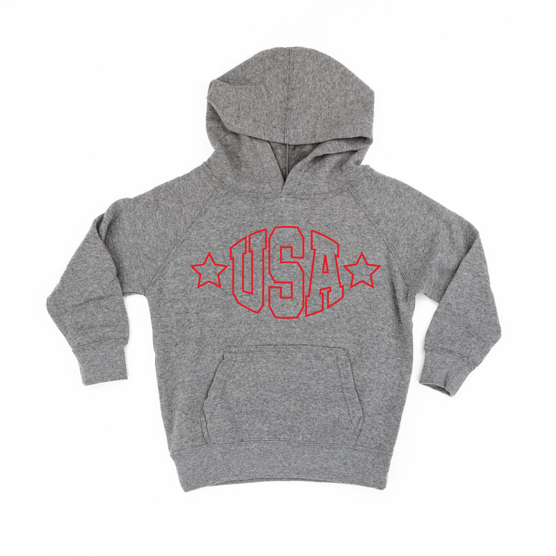 USA - Hollow Font - Child Hoodie