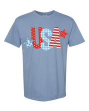 USA Patchwork - Adult CC Little Mama Shirt Shop LLC
