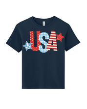 USA Patchwork - Child Tee Little Mama Shirt Shop LLC
