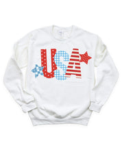USA Patchwork - Adult Basic Fleece Little Mama Shirt Shop LLC