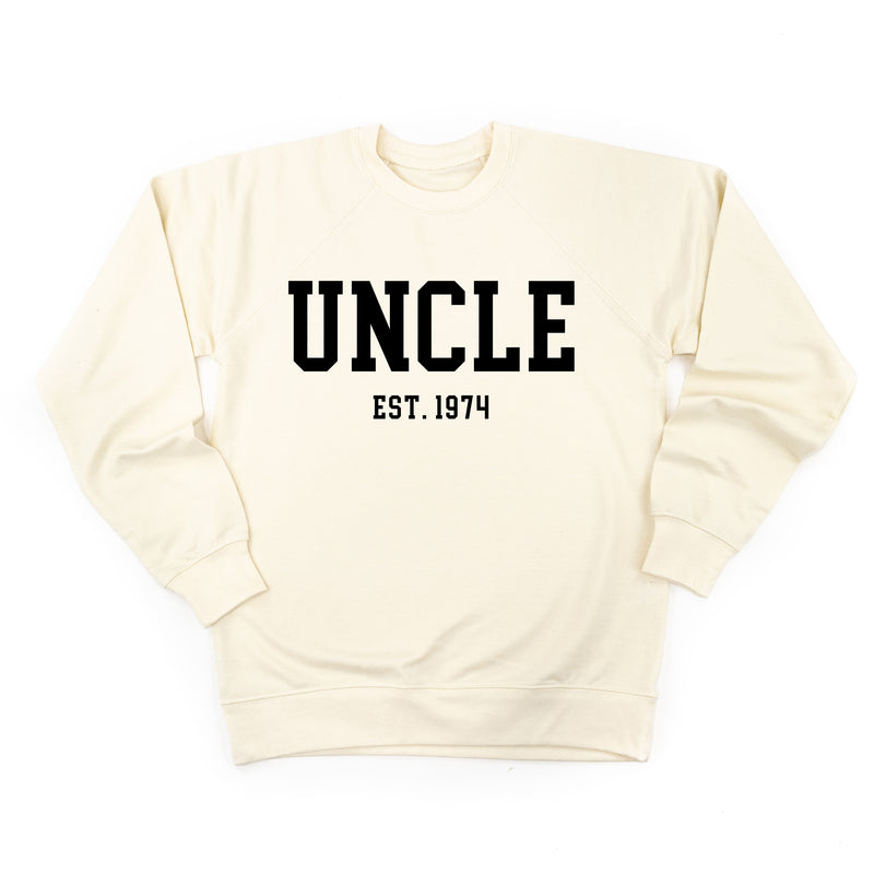 UNCLE - EST. (Select Your Year) - Lightweight Pullover Sweater