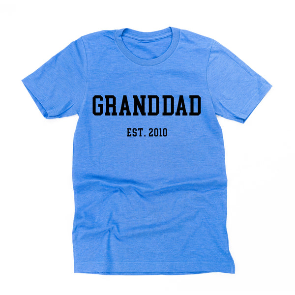 GRANDDAD - EST. (Select Your Year) - Unisex Tee