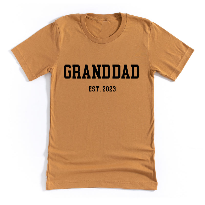 GRANDDAD - EST. (Select Your Year) - Unisex Tee