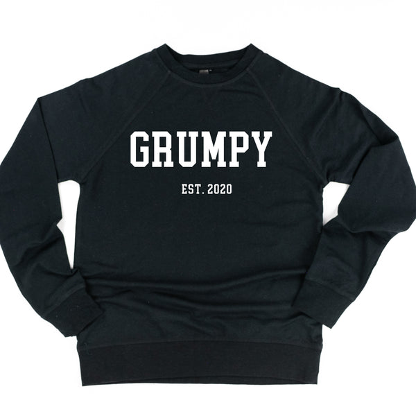 GRUMPY - EST. (Select Your Year) - Lightweight Pullover Sweater