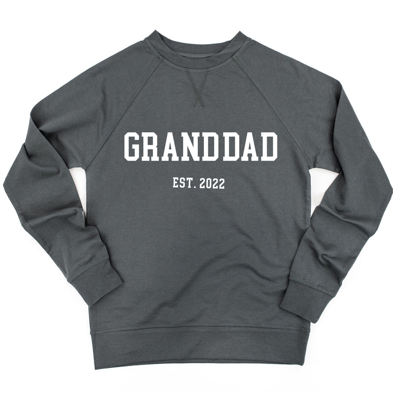 GRANDDAD - EST. (Select Your Year) - Lightweight Pullover Sweater