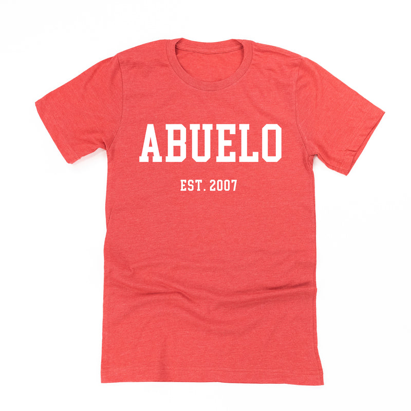 ABUELO - EST. (Select Your Year) - Unisex Tee