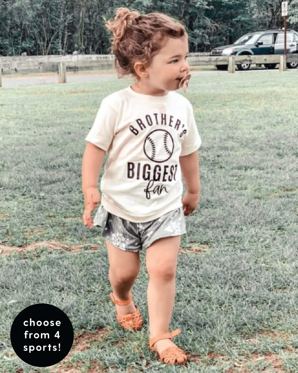 Brother's Biggest Fan - (Choose your Sport) - Child Tee Little Mama Shirt Shop