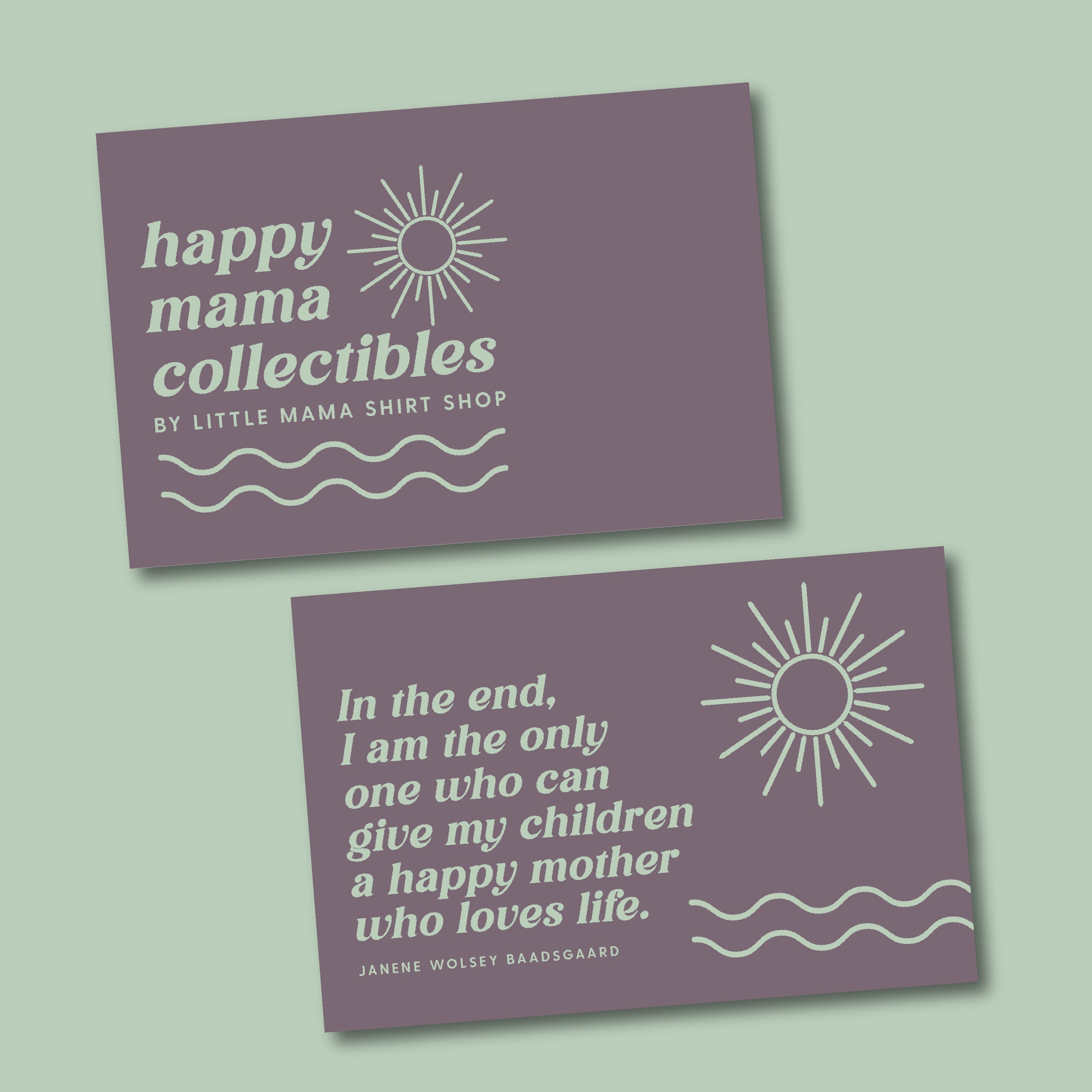 Happy Mama Collectibles - #2 - Good Days Ahead - Honeydew Hoodie Little Mama Shirt Shop LLC