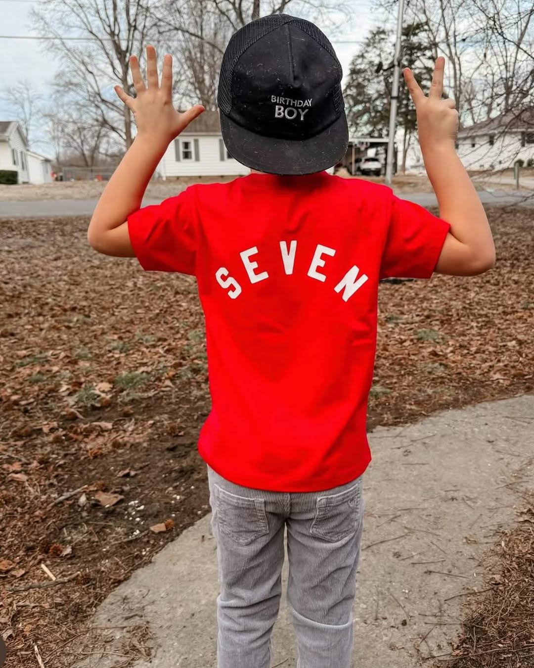 Birthday Boy - Block Font - Child Tee Little Mama Shirt Shop
