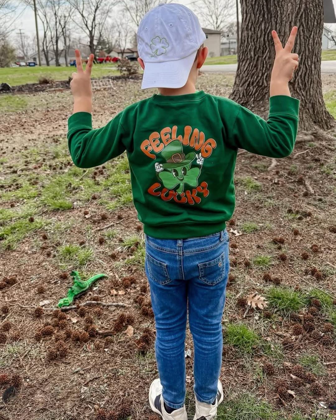 Feeling Lucky - Child Sweater Little Mama Shirt Shop