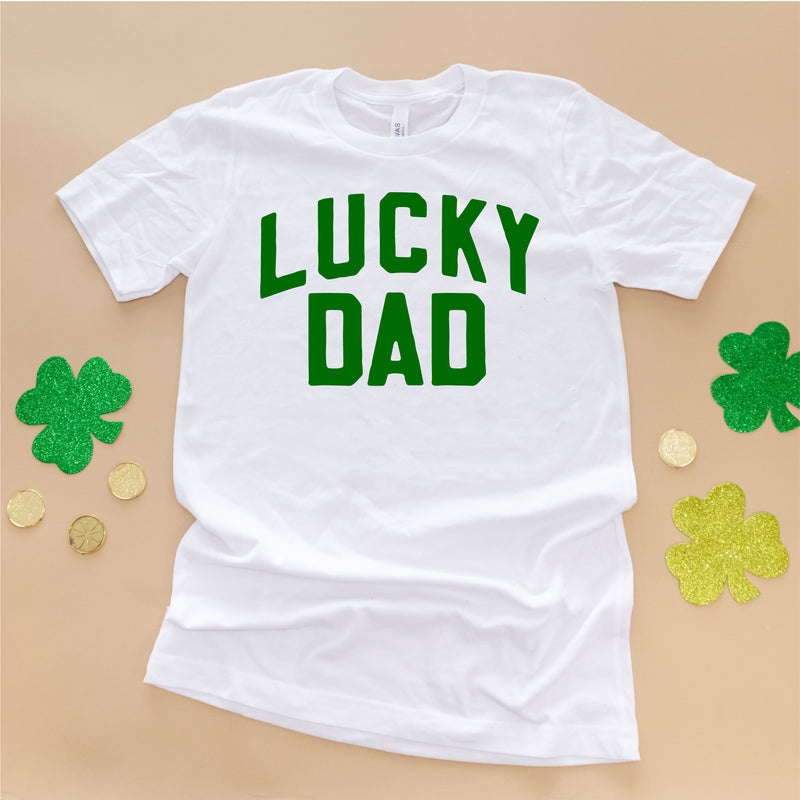Arched LUCKY DAD - Unisex Tee