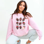 Chocolate Covered Strawberries - BASIC Fleece Little Mama Shirt Shop LLC