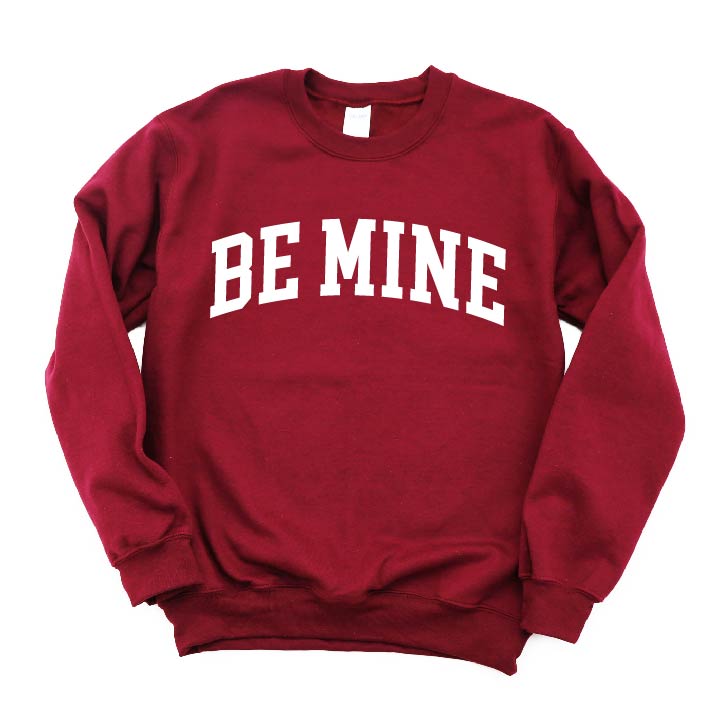 Arched Be Mine - Varsity - BASIC Fleece Little Mama Shirt Shop LLC