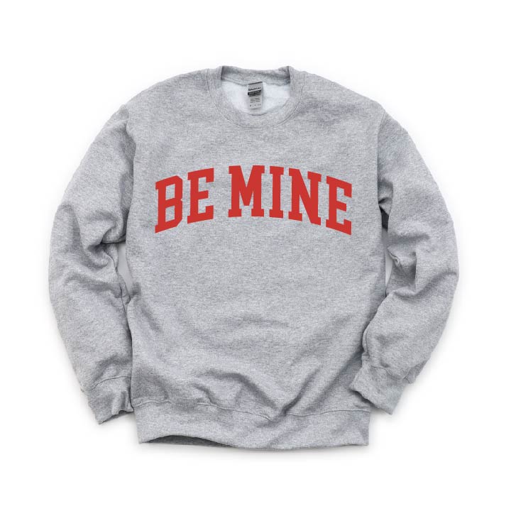 Arched Be Mine - Varsity - BASIC Fleece Little Mama Shirt Shop LLC