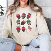 Chocolate Covered Strawberries - BASIC Fleece Little Mama Shirt Shop LLC