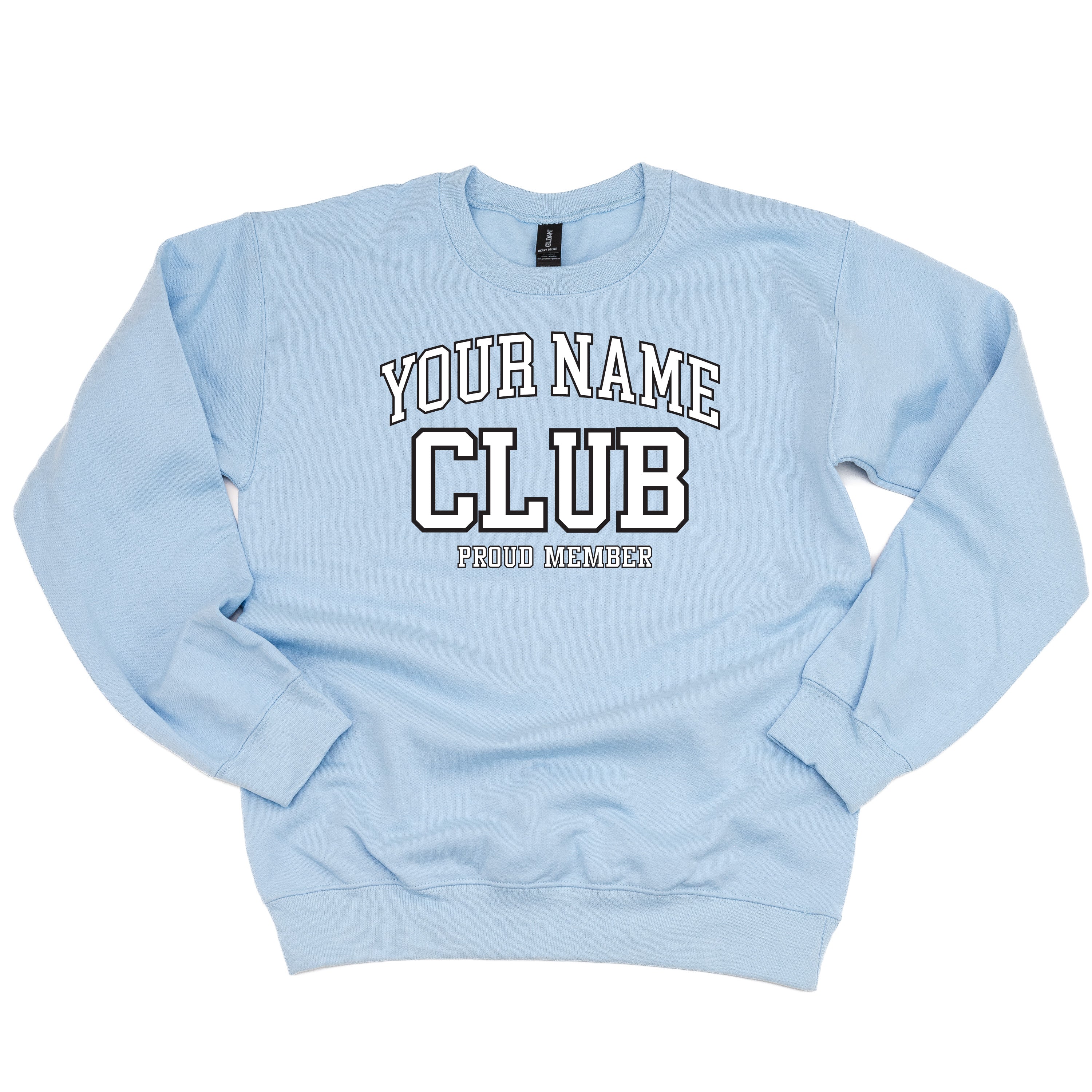 Varsity Style - "_____ Club - Proud Member" - (PERSONALIZE IT!) - BASIC Fleece Little Mama Shirt Shop