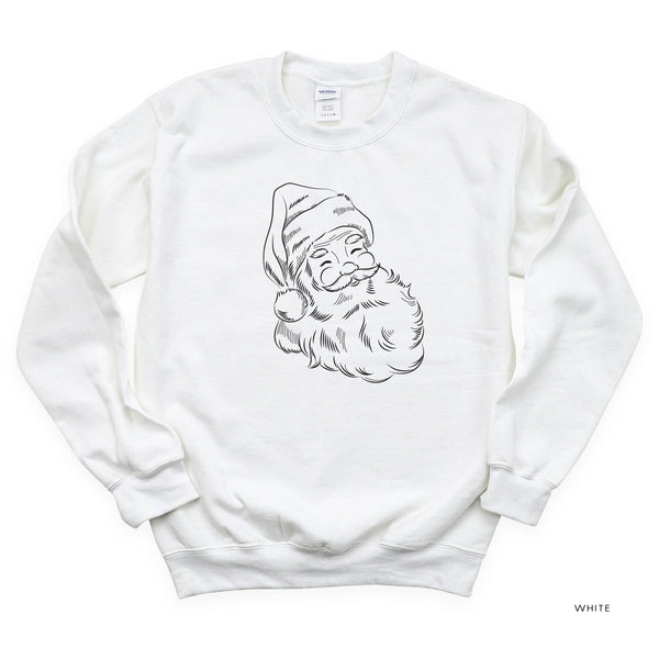 Vintage Santa Sketch - BASIC Fleece