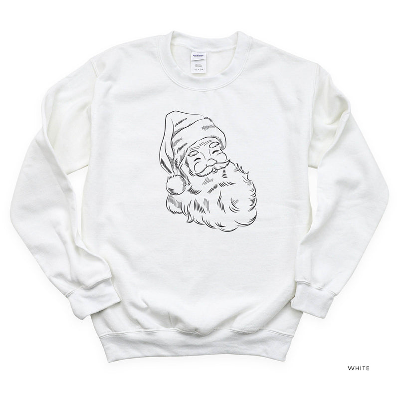 Vintage Santa Sketch - BASIC Fleece