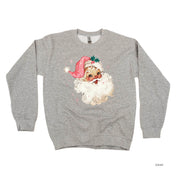Watercolor Santa - BASIC Fleece Little Mama Shirt Shop LLC