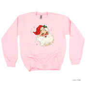 Watercolor Santa - BASIC Fleece Little Mama Shirt Shop LLC