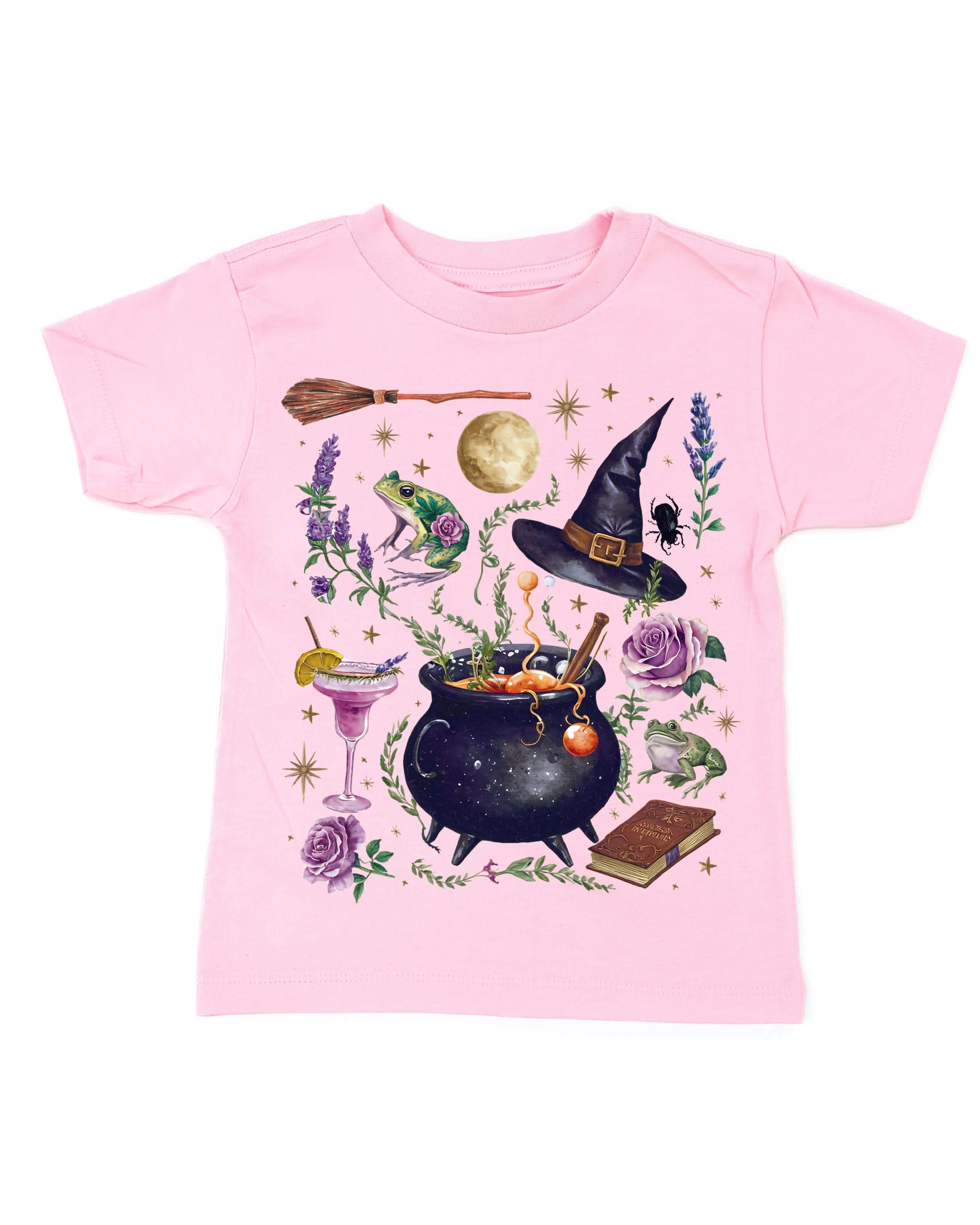 Whimsical Witches Brew - Child Tee Little Mama Shirt Shop