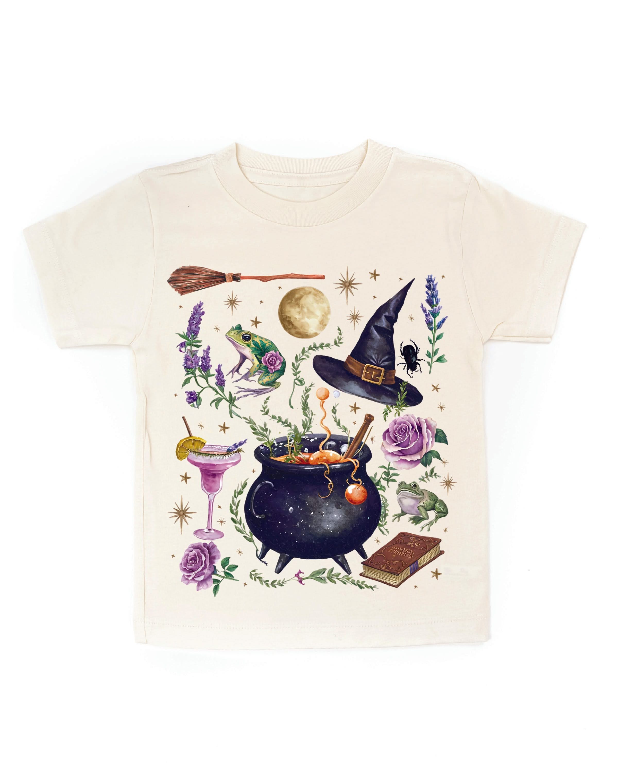 Whimsical Witches Brew - Child Tee Little Mama Shirt Shop