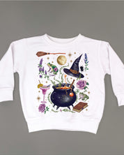 Whimsical Witches Brew - Child Sweater Little Mama Shirt Shop