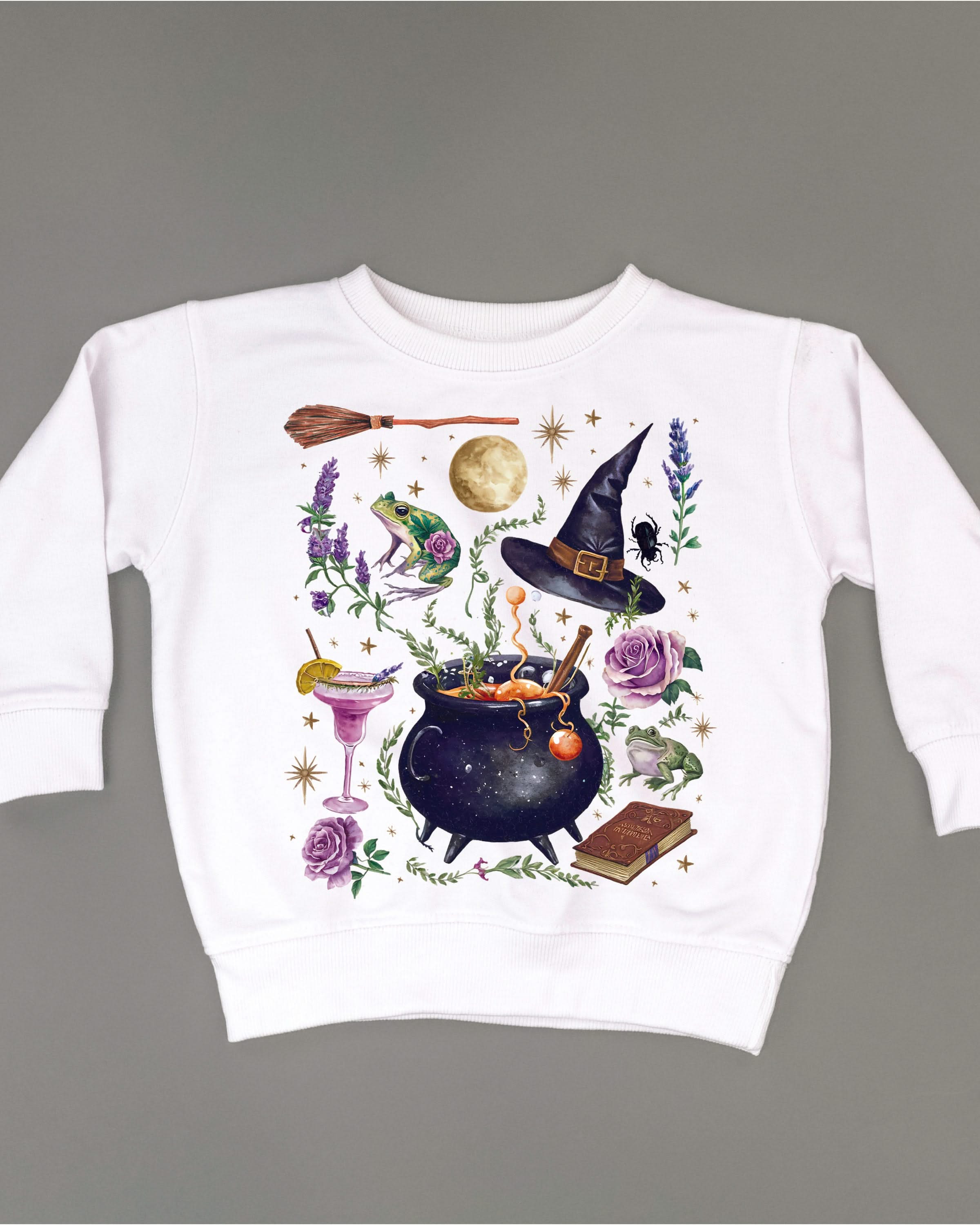 Whimsical Witches Brew - Child Sweater Little Mama Shirt Shop