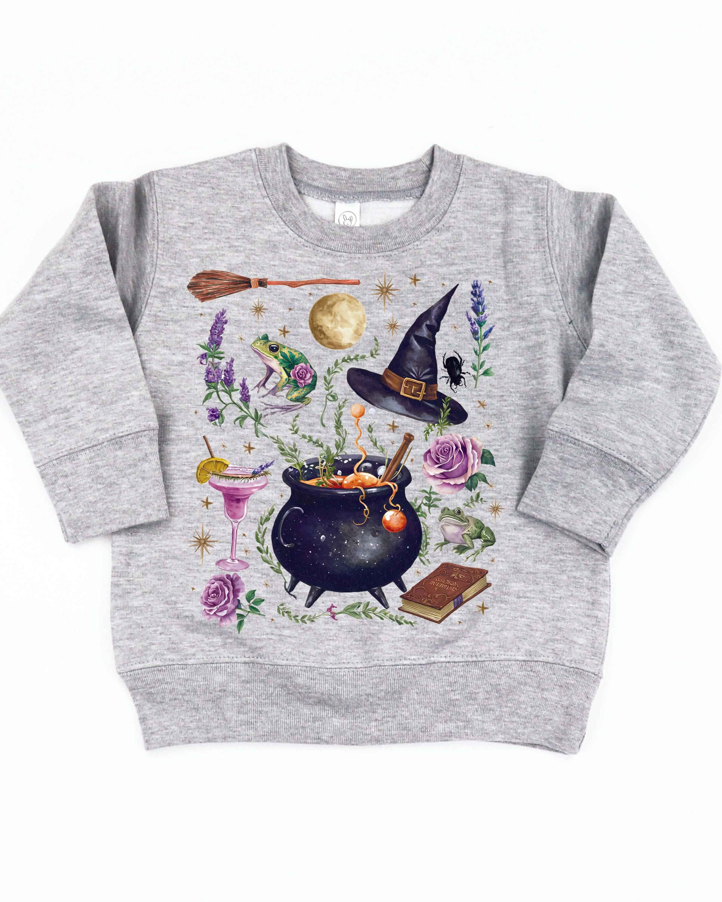 Whimsical Witches Brew - Child Sweater Little Mama Shirt Shop