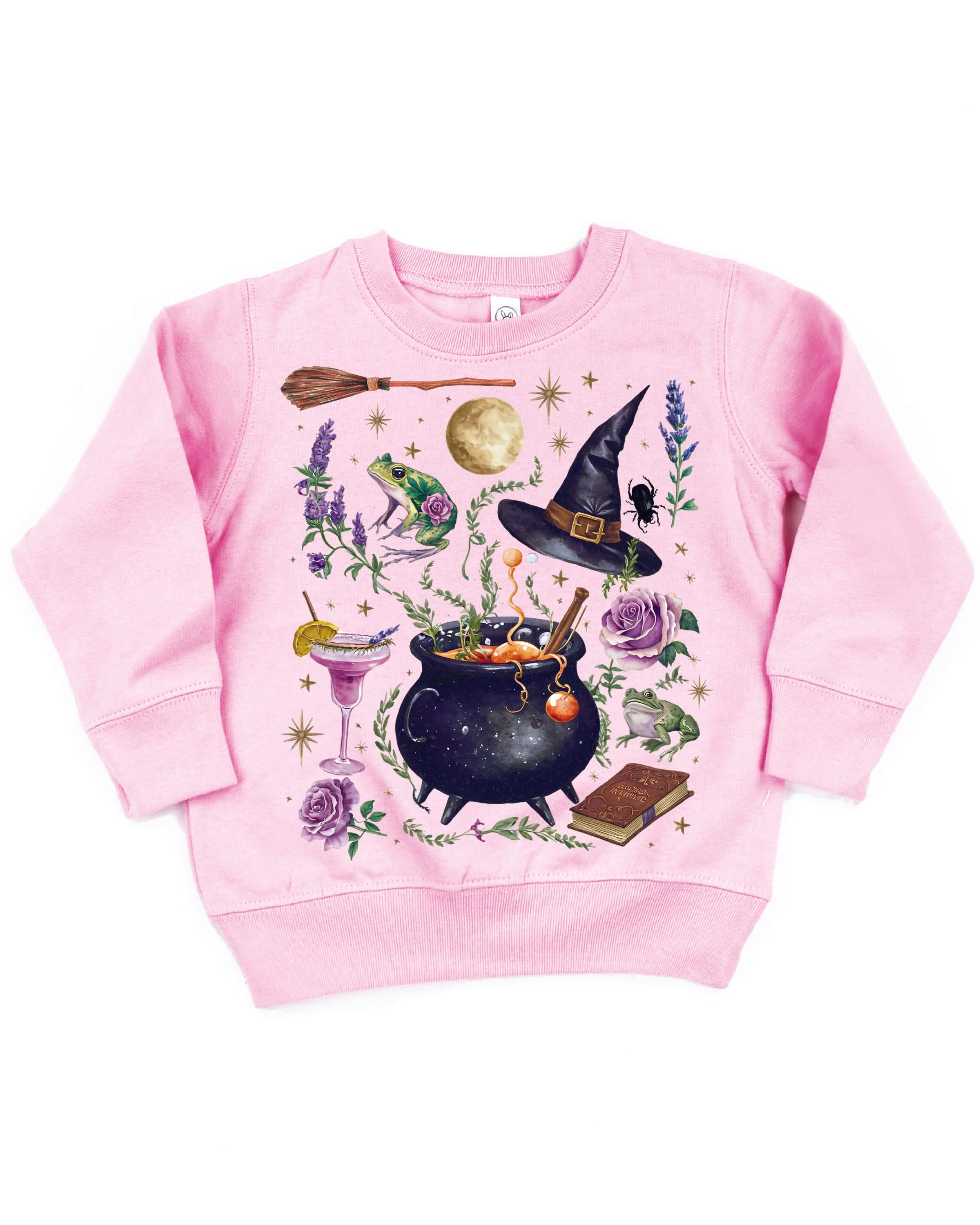 Whimsical Witches Brew - Child Sweater Little Mama Shirt Shop