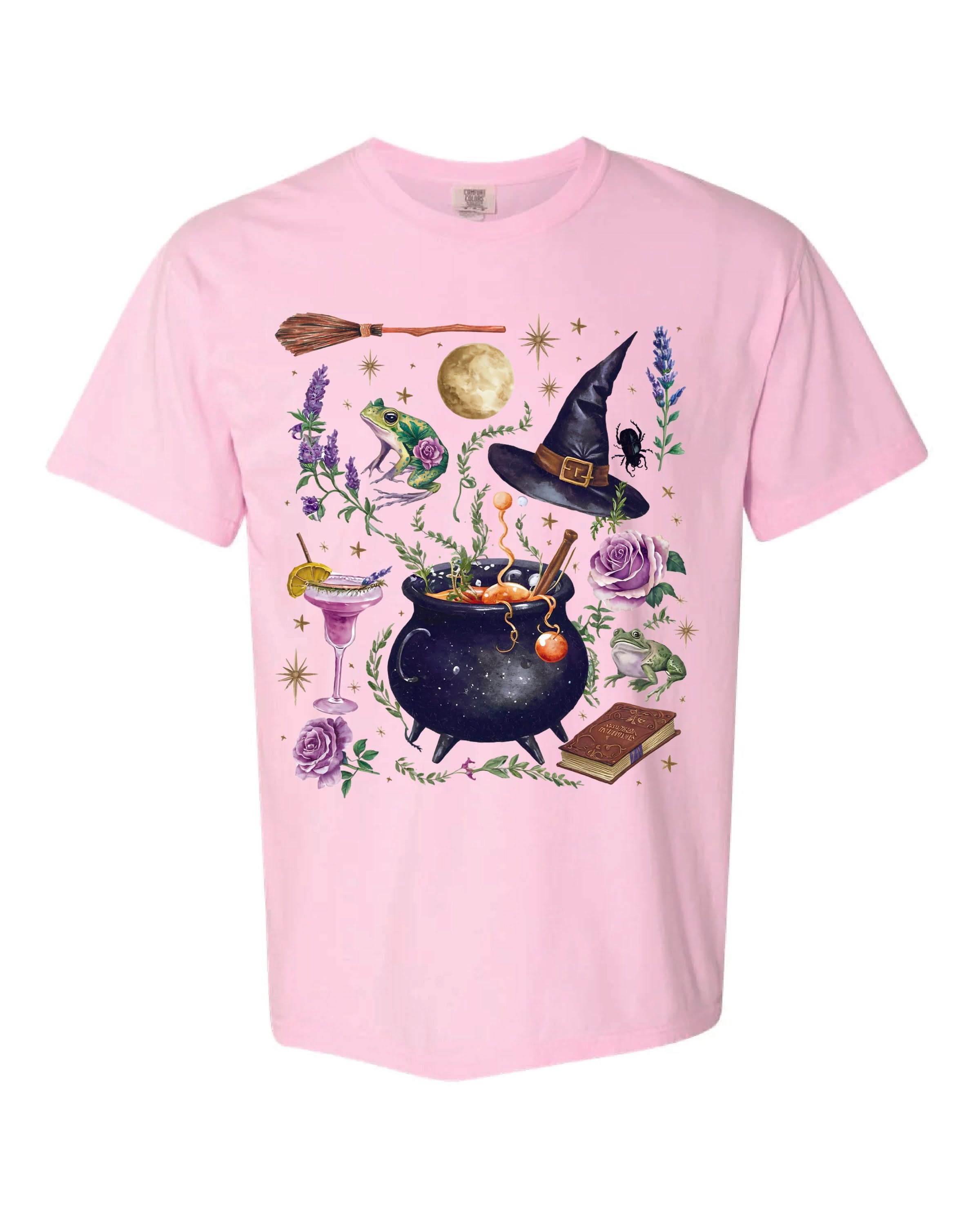 Whimsical Witches Brew - Comfort Colors Tee Little Mama Shirt Shop