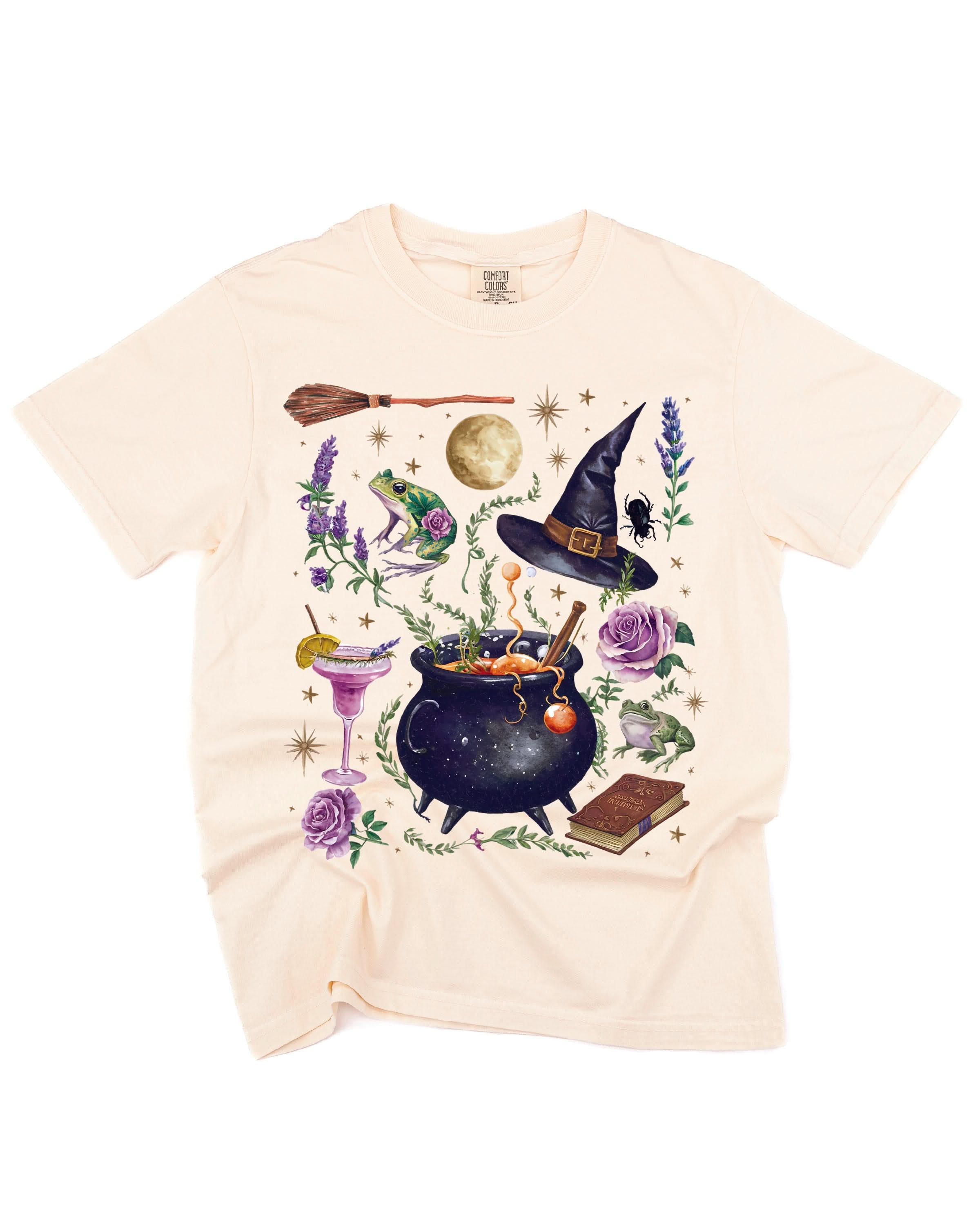 Whimsical Witches Brew - Comfort Colors Tee Little Mama Shirt Shop