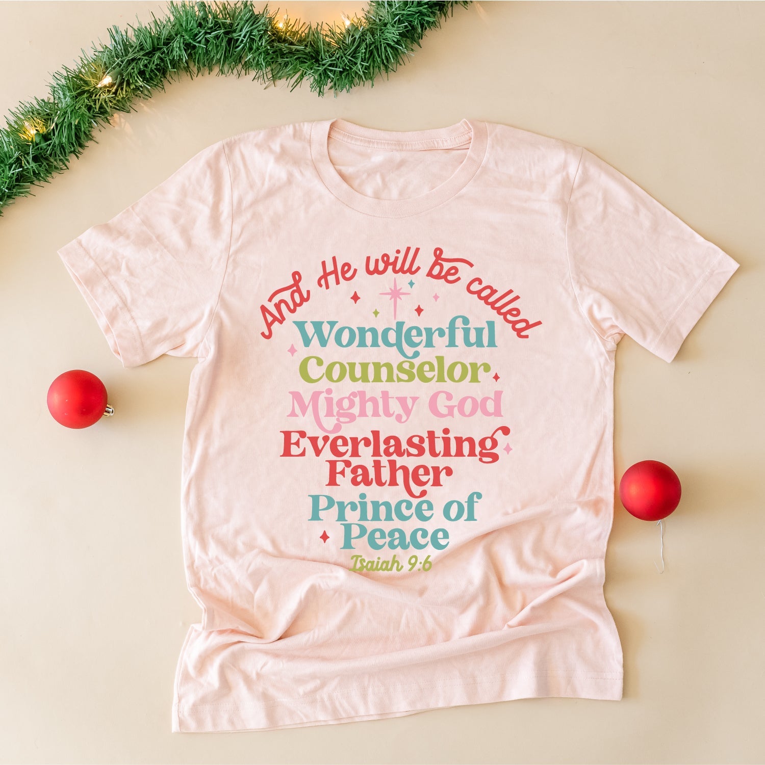 And He Will Be Called...Prince Of Peace - Unisex Tee Little Mama Shirt Shop