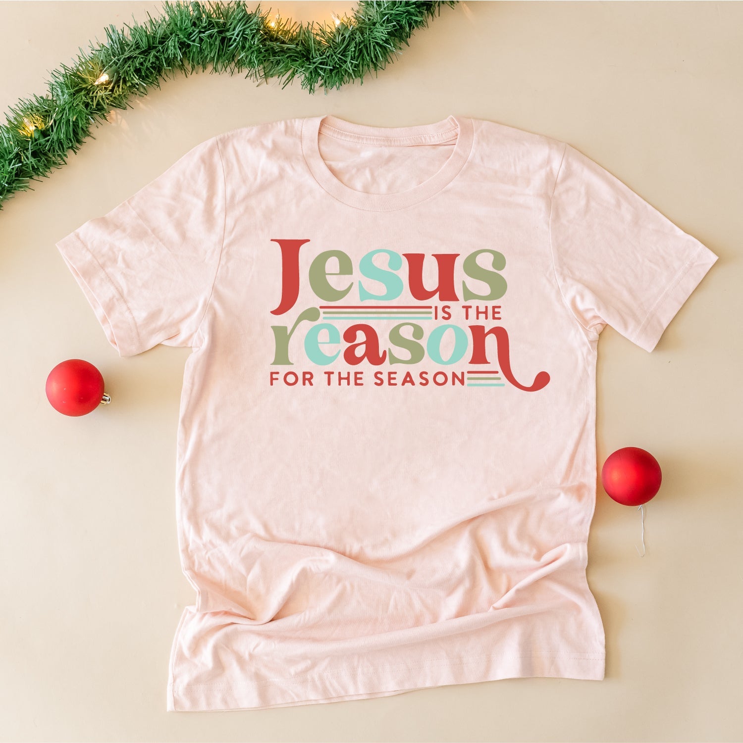 Jesus Is The Reason For The Season - Unisex Tee Little Mama Shirt Shop
