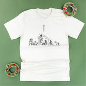 Nativity Scene - Unisex Tee Little Mama Shirt Shop