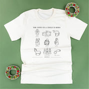 For Unto Us A Child Is Born - Unisex Tee Little Mama Shirt Shop