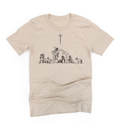 Nativity Scene - Unisex Tee Little Mama Shirt Shop