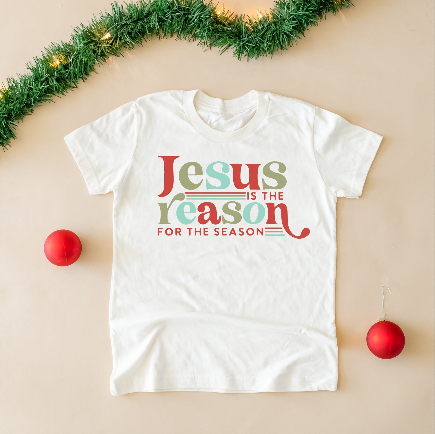 Jesus Is The Reason For The Season - Child Tee Little Mama Shirt Shop