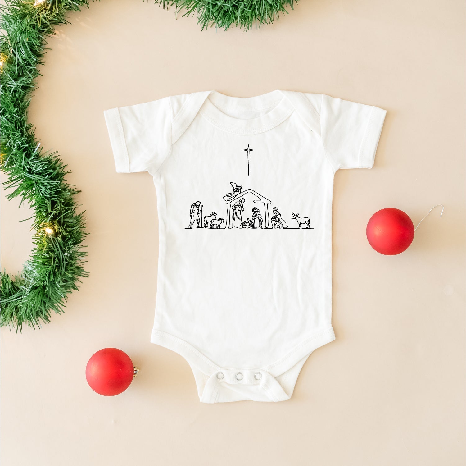 Nativity Scene - Child Tee Little Mama Shirt Shop