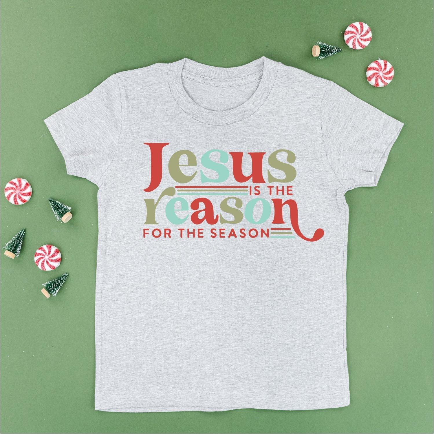 Jesus Is The Reason For The Season - Child Tee Little Mama Shirt Shop