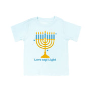 Love And Light - Hanukkah - Child Tee Little Mama Shirt Shop