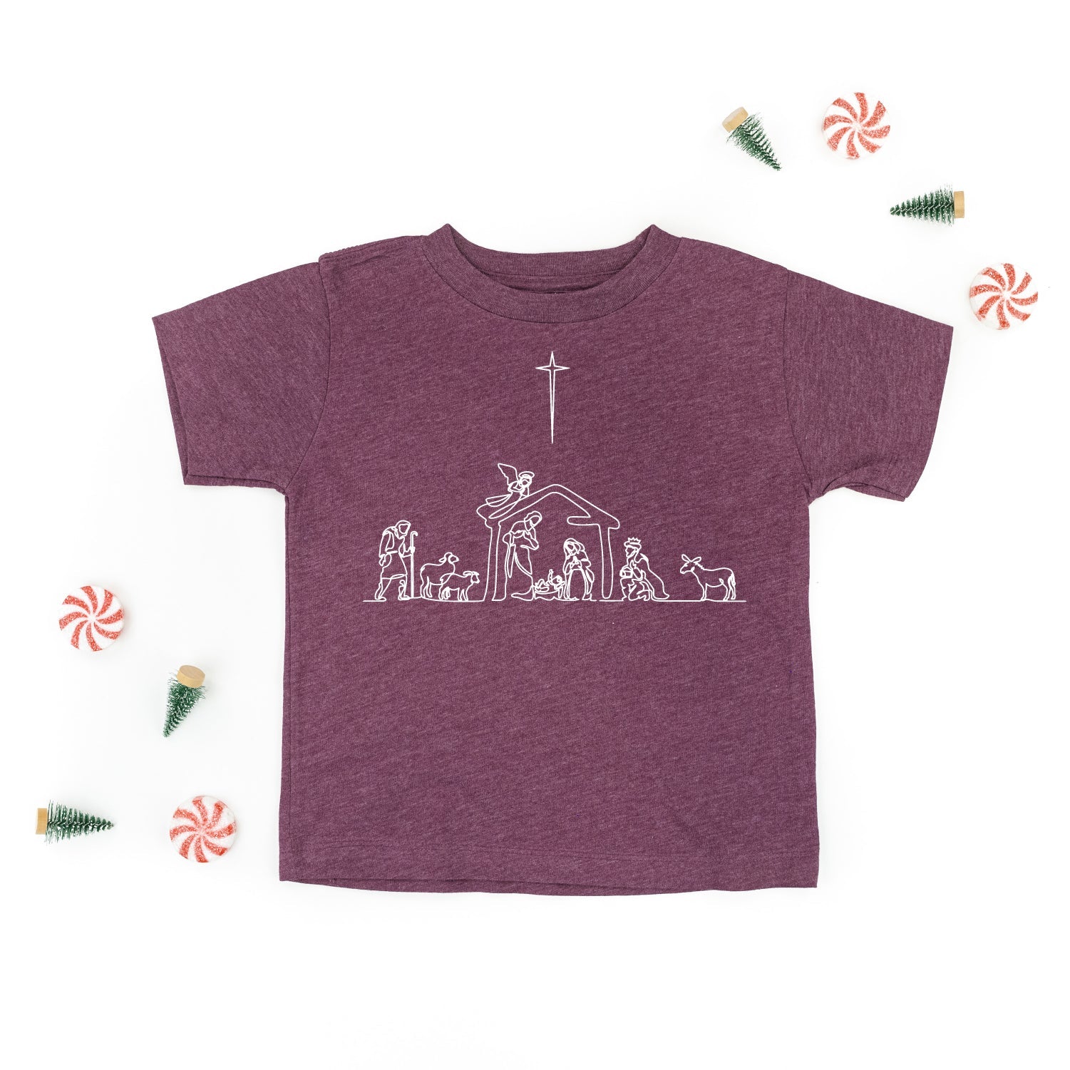 Nativity Scene - Child Tee Little Mama Shirt Shop