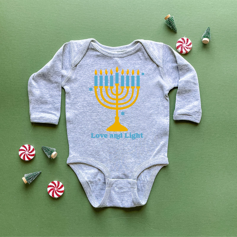 Love And Light - Hanukkah - Child LONG SLEEVE Tee