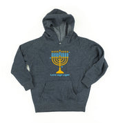 Love And Light - Hanukkah - Child HOODIE Little Mama Shirt Shop LLC