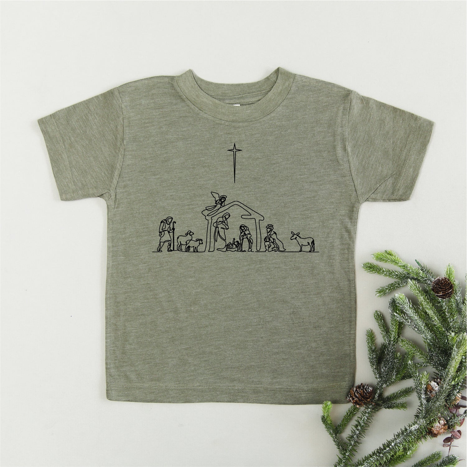 Nativity Scene - Child Tee Little Mama Shirt Shop